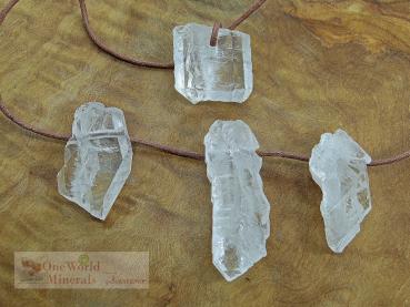 Preview: Fadenquarz-gebohrt, Schmuckanhänger